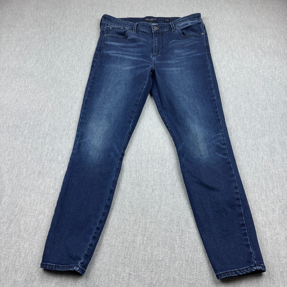 Lucky Brand Jeans Women 8/29 Fit 30x26 Blue Denim Ava Legging‎ Skinny Dark Wash